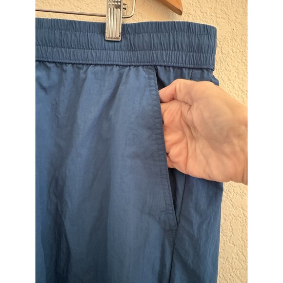 Original Use Shorts Mens L Blue Nylon Jogger Drawstring No Lining Pockets Light - Picture 7 of 11